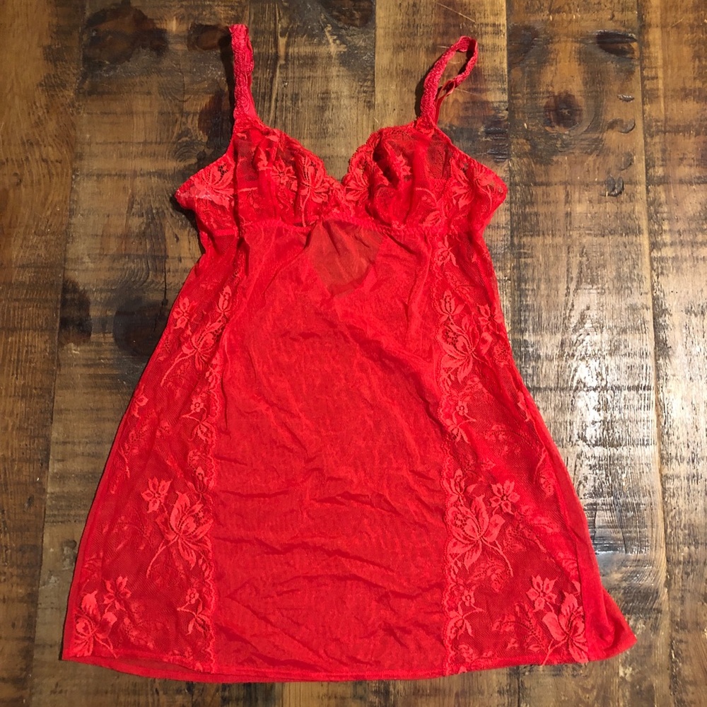 Red Victoria’s Secret Lingerie